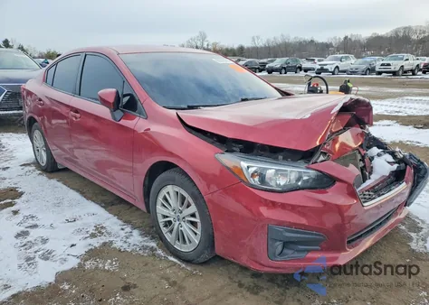 2018 Subaru Impreza Premium Plus z USA, uszkodzony, nr VIN 4S3GKAD67J3620552